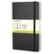 Moleskine Classic Hardcover Notebook - Black, Blank, 8-1/4'' x 5"